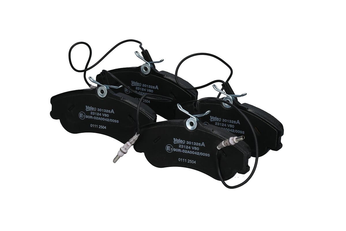 Jeu de 4 plaquettes de frein VALEO ref. 301326A
